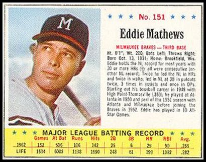 151 Eddie Mathews